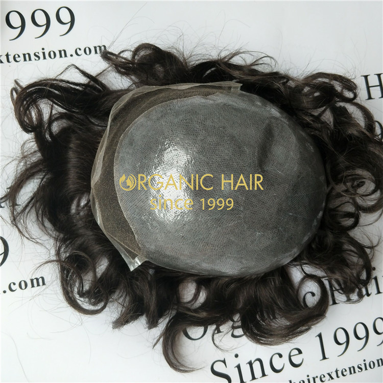 Toupee for men hair loss-Organic hair factory from China GT53